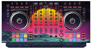 Pioneer DJ DDJ SX Skin Synthwave Horizon